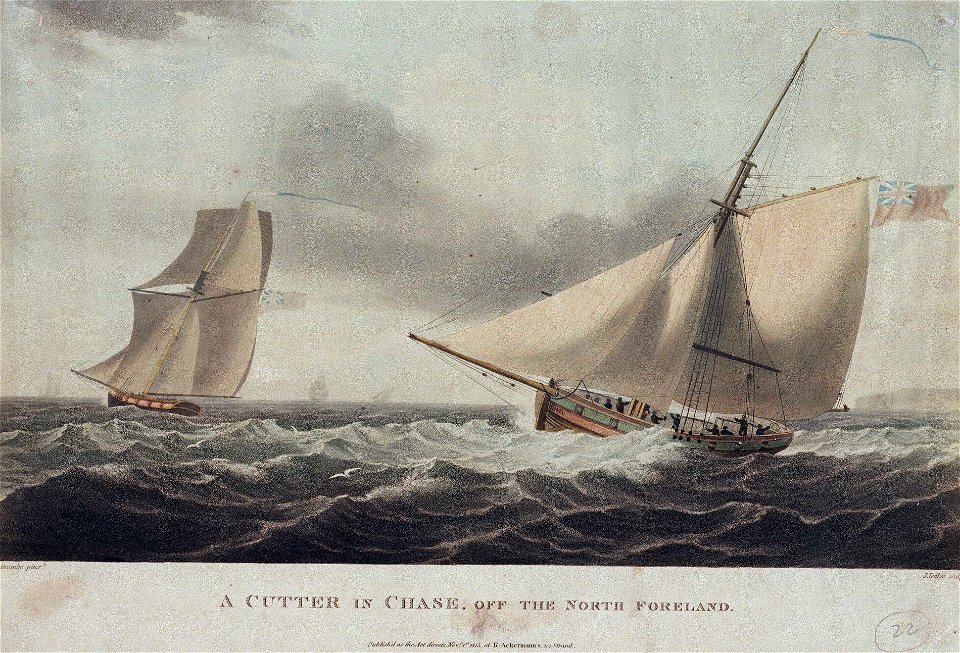 A Cutter in chase, off the North Foreland RMG PU6080