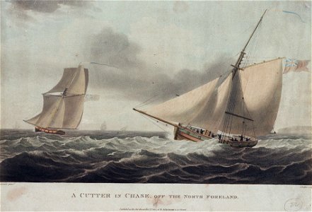 A Cutter in chase, off the North Foreland RMG PU6080