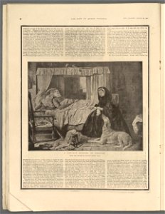 A cottage bedside at Osborne (5254878)