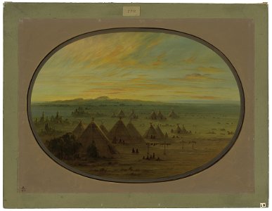 A Crow Village on the Salmon River C16232