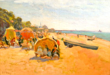 A Day at the Beach, by Elie Anatole Pavil