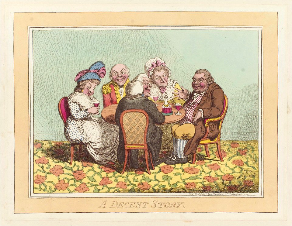 A decent story by James Gillray
