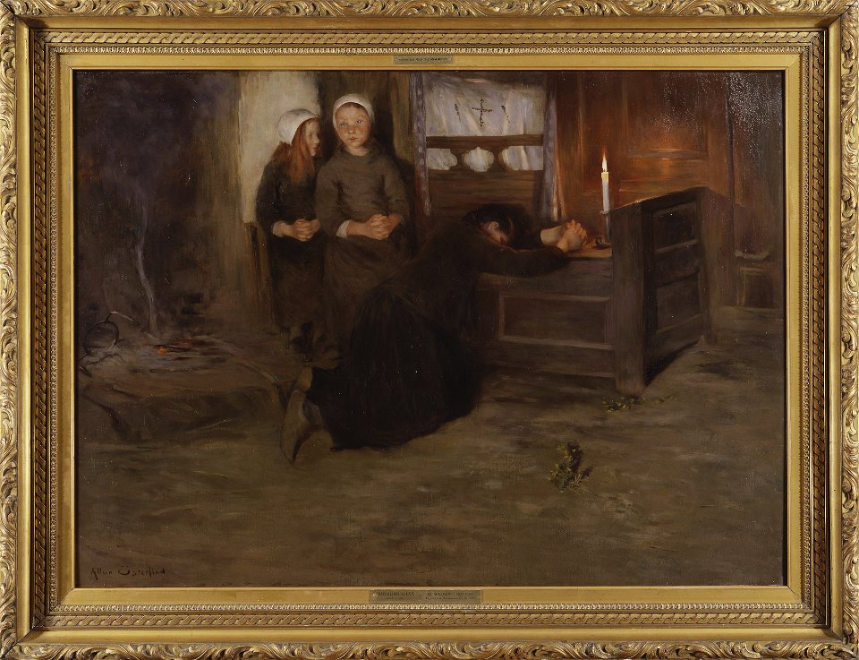 A Death-Bed in Brittany (Allan Österlind) - Nationalmuseum - 18687