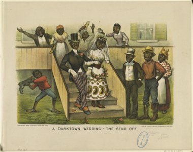 A darktown wedding-the send off LCCN91791058