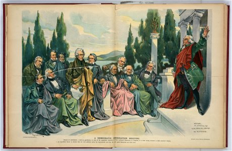 A democratic indignation meeting - after a sketch by our special artist in Elysium ; Keppler. LCCN2012647401