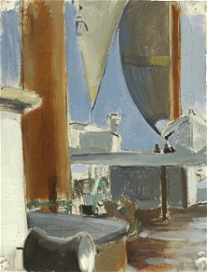 A deck scene on a sailing ship (study) RMG L8672