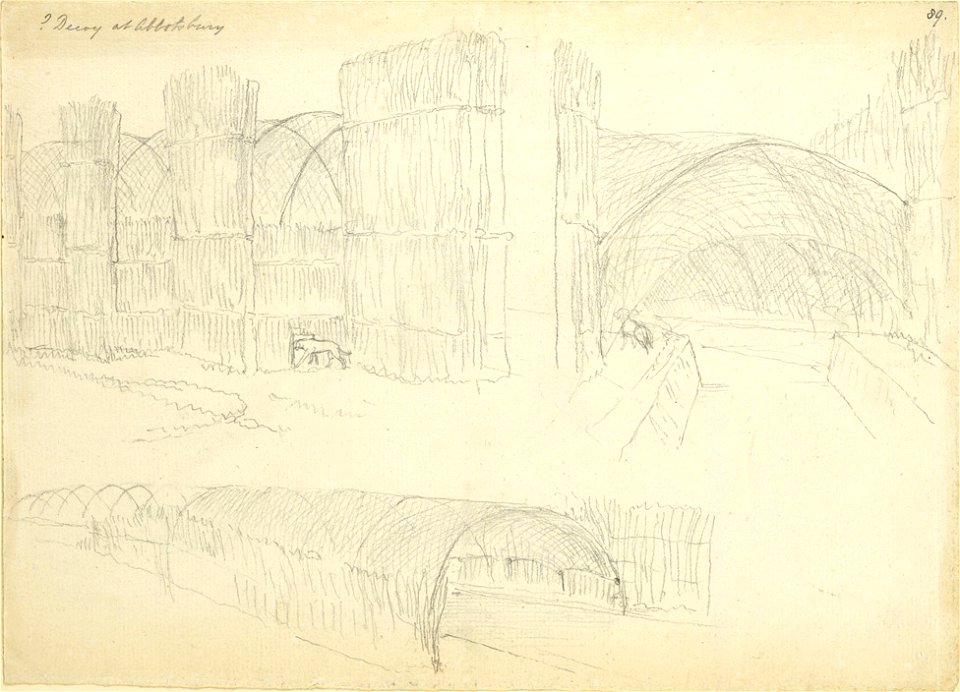 A decoy at Abbotsbury by Samuel Hieronymus Grimm 1773