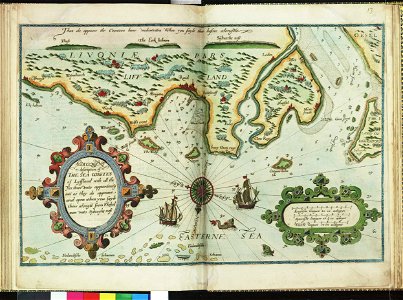 A diligent description of the sea coastes of Lyffland with all the isles thereunto appartaing even as they do appeare and open when you sayle there alongst from Ekeholmen unto Syburghsness RMG F8021