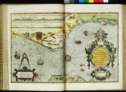 A description of the sea coastes of Flaundres and Picardie beginning from Neweport unto Deepe, with the Flemmishe banks, untill you be past the straight between England and France the wch is called the heades RMG F7990