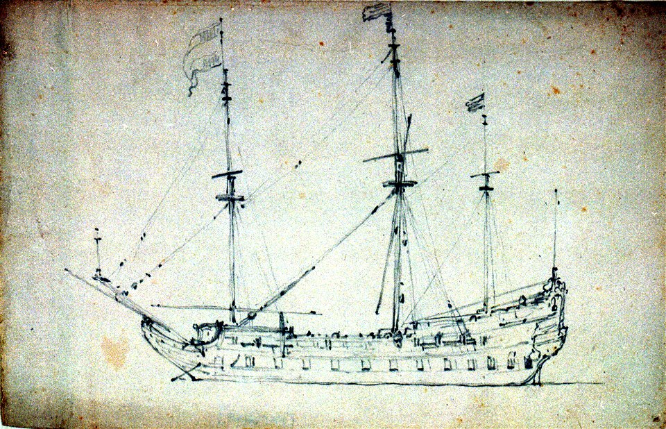 A Dutch flagship at anchor RMG PW6843
