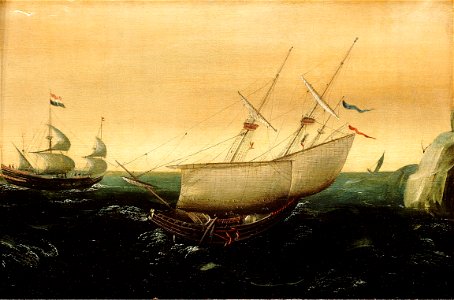 A Dutch ship close-hauled RMG BHC0713