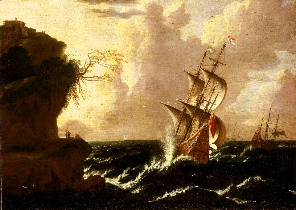 A Dutch Ship in a Storm RMG BHC0795