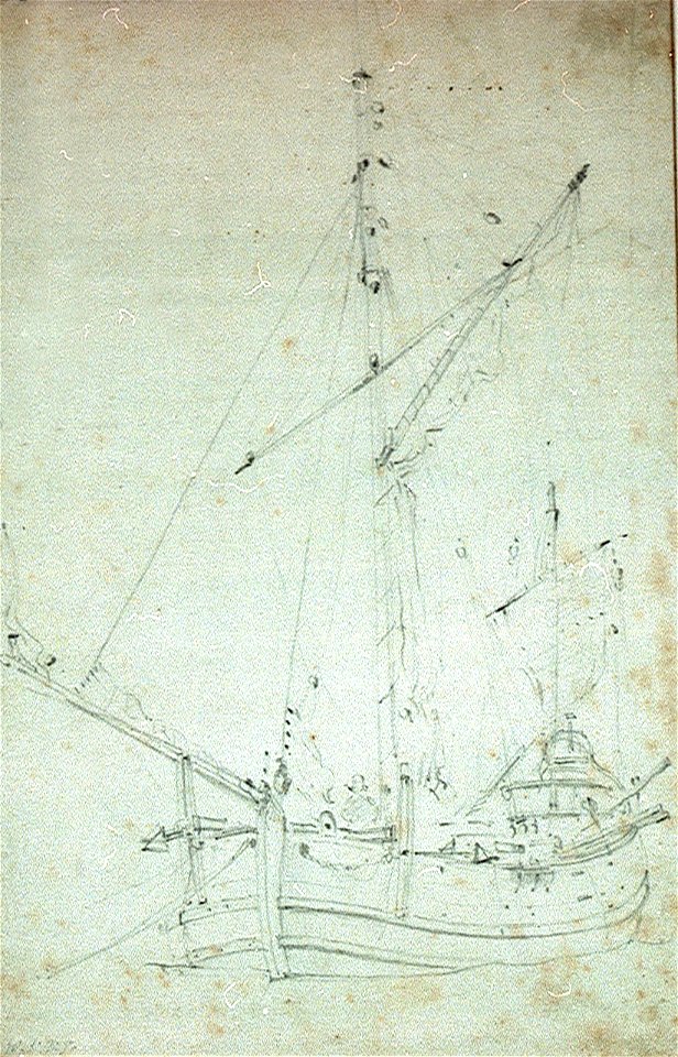 A dogger at anchor RMG PW7033