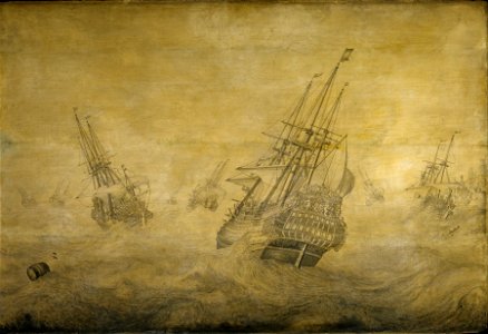 A Dutch Man-of-War in a Storm RMG BHC0950
