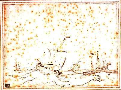 A Dutch pink in a heavy sea RMG PV5287