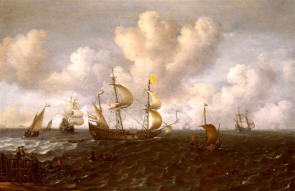 A Dutch Ship Before the Wind RMG BHC0792