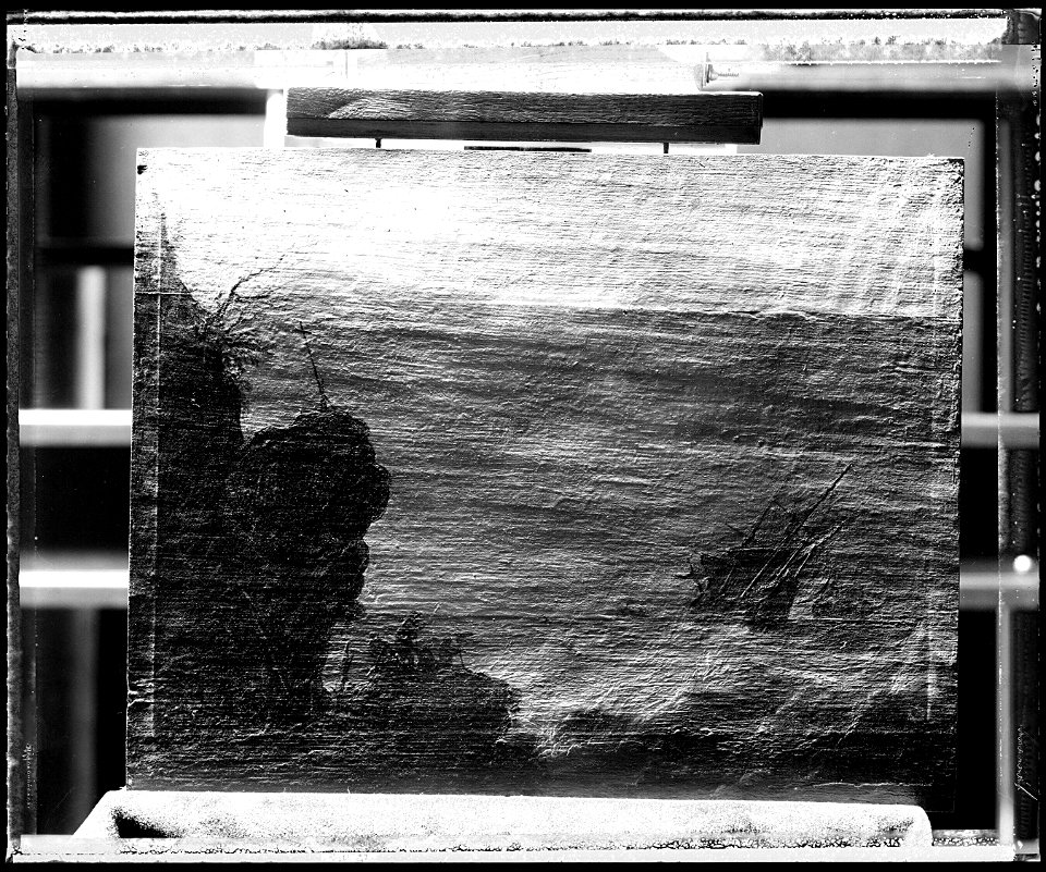 A Dutch Ship in a Breeze off a Rocky Coast RMG 0819-2