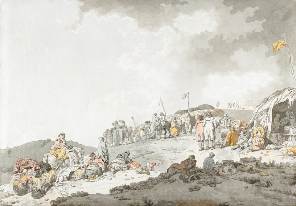 A Fair on the Outskirts of Dublin by Francis Wheatley