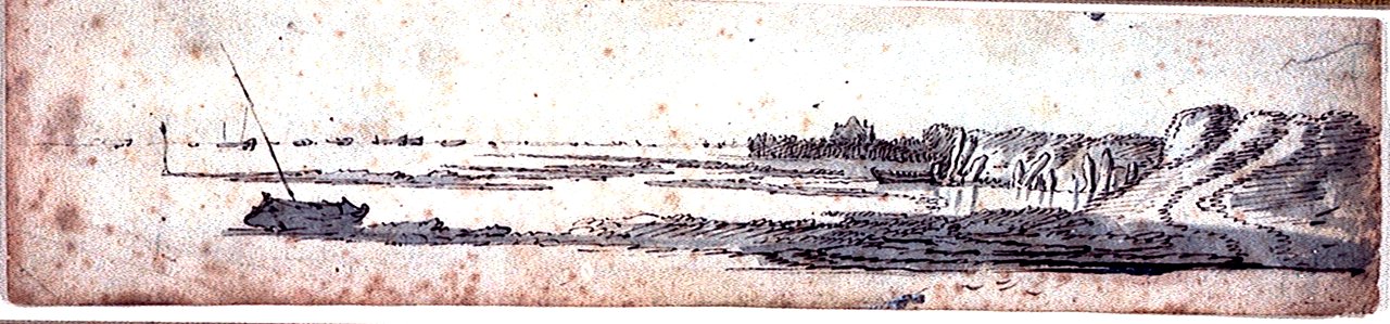 A Dutch coast scene at low water RMG PV5164