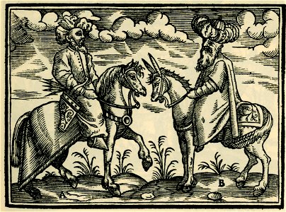 A Ein reisiger Spahi B Ein Doctor der Rechter - Schweigger Salomon - 1608