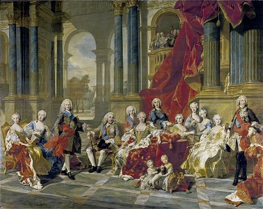 A família de Filipe V (Van Loo)