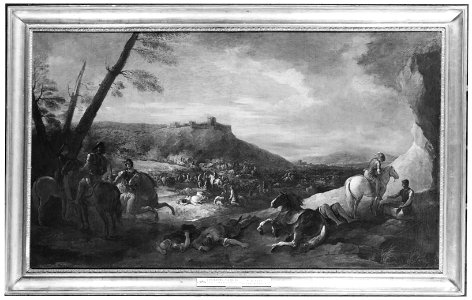 A Field after a Battle - Nationalmuseum - 17792. Free illustration for personal and commercial use.