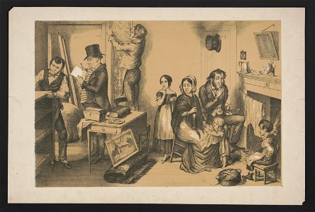 A family losing their possessions after the husband turns to drink LCCN2015645696