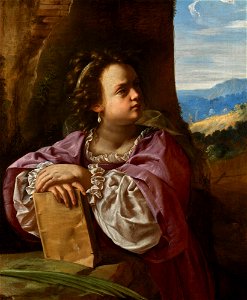 A female martyr saint, probably Saint Catherine of Alexandria