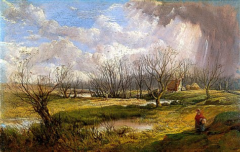 A Fine Day in February (Hellesdon) - John Middleton