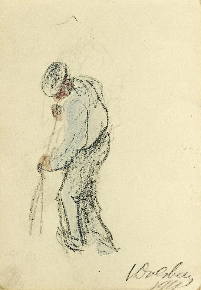 A Farmer Working by Theo van Doesburg Centraal Museum AB5419