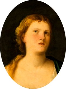 A Female Martyr by Bonifazio Veronese Mauritshuis 344