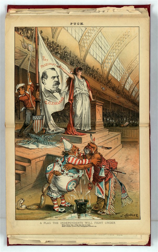A flag the Independents will fight under - J. Keppler. LCCN2012645250