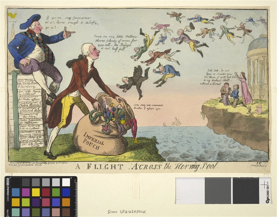 A flight across the herring pool. (BM 1868,0808.6899 1)