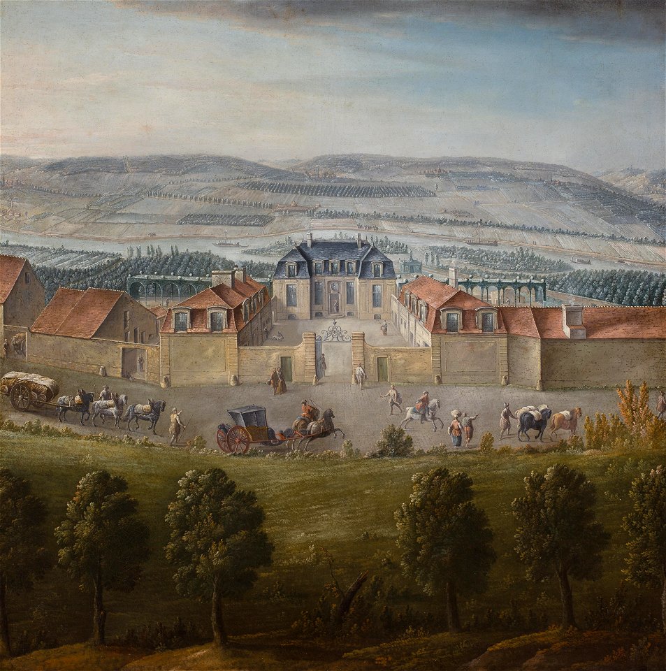 A French estate 18th century view