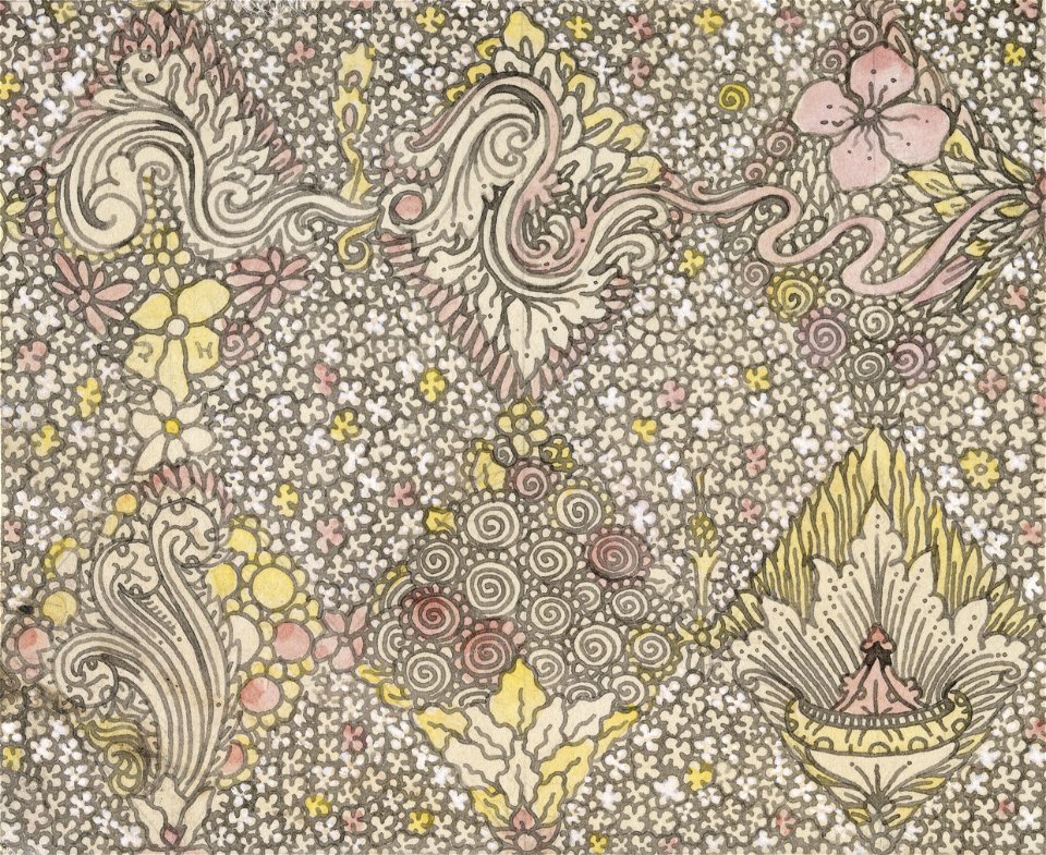 A Floral Textile Design, for Sefton Fabrics, Belfast 7965