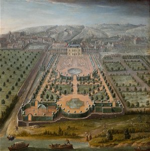 A French estate 18th century park view
