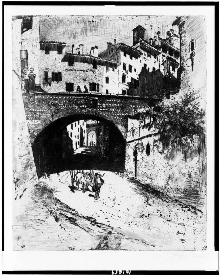 Archway, Siena) - Jo Pennell LCCN90712860