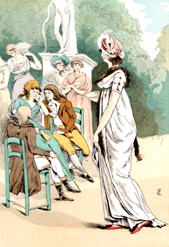A Gathering in the Luxembourg Gardens, Year VII - 1800