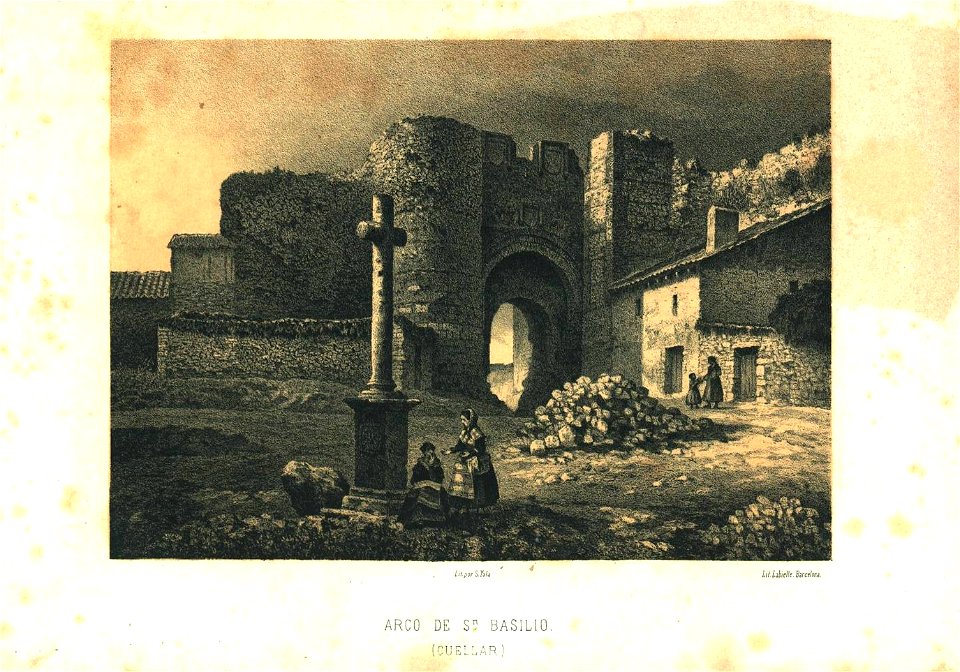 Arco de San Basilio (Cuéllar) (1865) - Parcerisa, F. J.