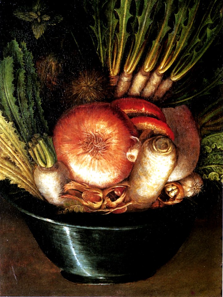 Arcimboldo Vegetables upsidedown