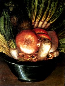 Arcimboldo Vegetables upsidedown