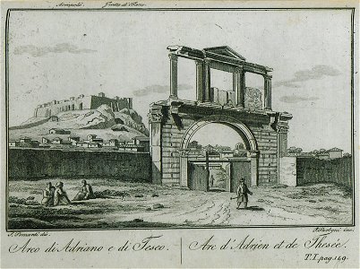 Arco di Adriano e di Teseo - Pomardi Simone - 1820