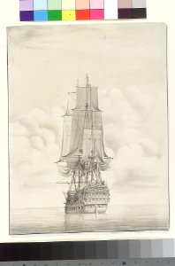 A frigate firing a gun RMG PW5975
