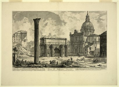 Arco di Settimio Severo - Piranesi architetto fec. LCCN92500679
