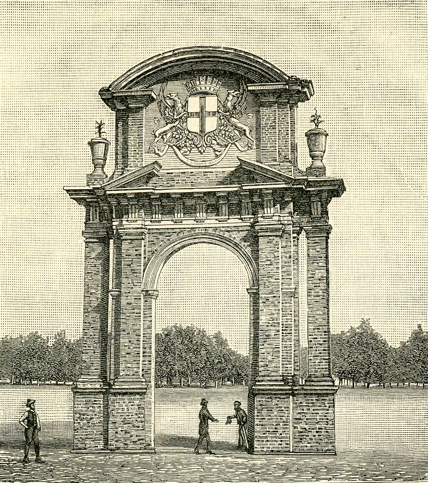 Arco trionfale di Porta Marengo in Alessandria