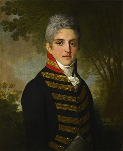 Ardalion Petr. Novosiltsev by V.Borovikovsky (1807, priv.coll)
