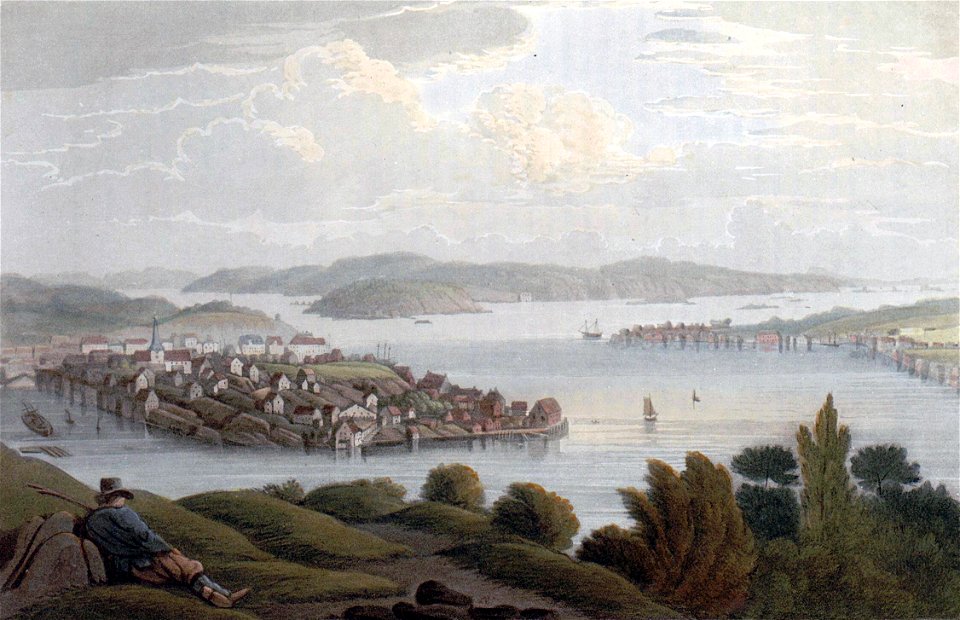 Arendal, with Töyöen (JW Edy plate 18)