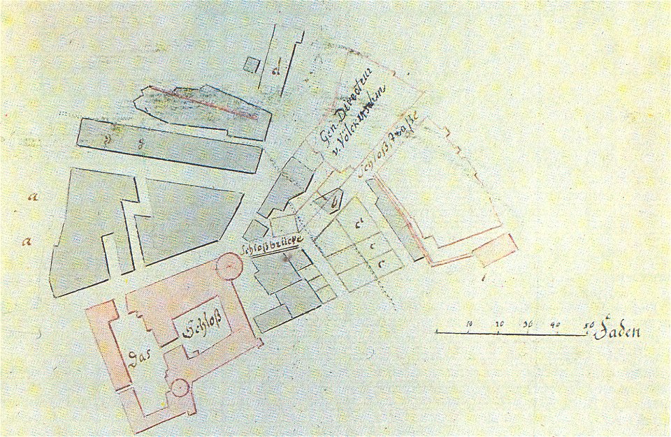 Area by riga castle 1737