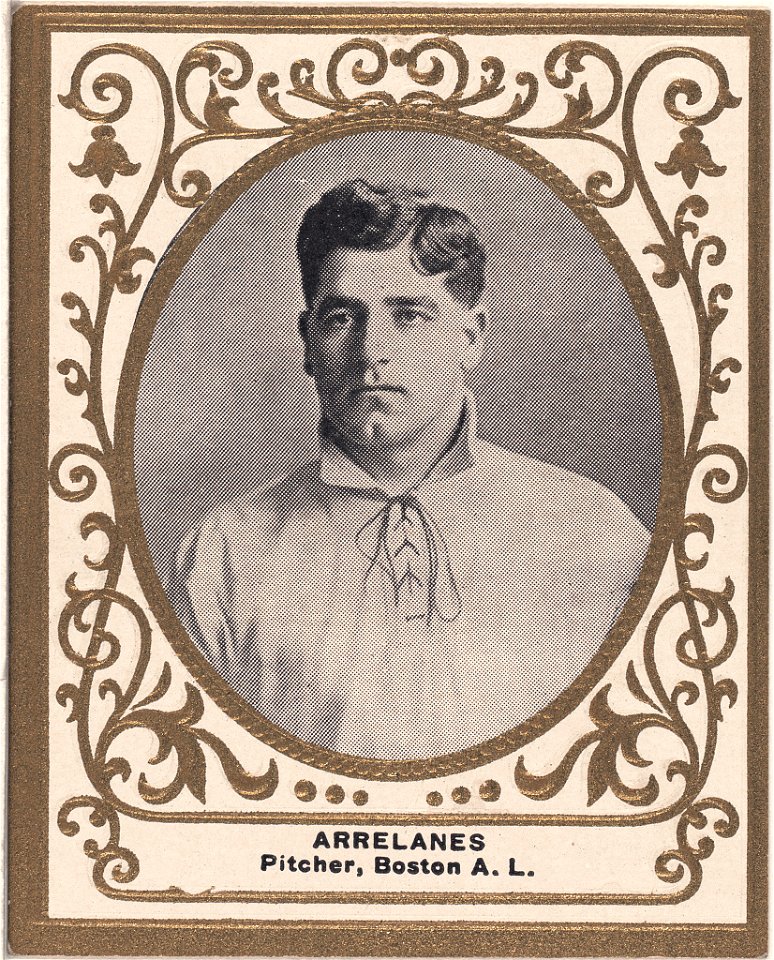 Arellanes, Boston Red Sox, baseball card portrait LCCN2007683780