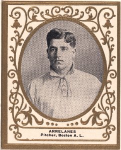 Arellanes, Boston Red Sox, baseball card portrait LCCN2007683780
